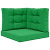 vidaXL Coj&iacute;n para sof&aacute; de exterior Poli&eacute;ster Verde 60 x 60 cm