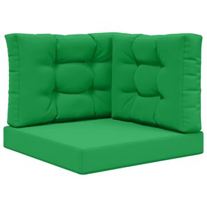 vidaXL Coj&iacute;n para sof&aacute; de exterior Poli&eacute;ster Verde 60 x 60 cm