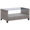 vidaXL Muebles de jardín 6 pzas y cojines ratán sintético gris oscuro
