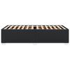 vidaXL Estructura de cama sin colch&oacute;n cuero sint&eacute;tico negro 80x200 cm