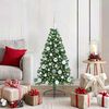 vidaXL &Aacute;rbol de Navidad Artificial Preiluminado Verde 120 cm PVC