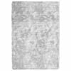 vidaXL Alfombra de pelo largo NAVARRA gris plateado 160x230 cm