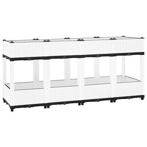 vidaXL Arriate polipropileno 160x40x71 cm