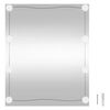 vidaXL Espejo de pared rectangular con luces LED vidrio 50x60 cm