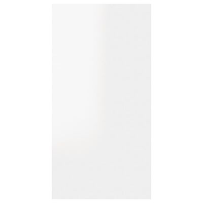 vidaXL Mueble de TV madera contrachapada blanco brillante 30,5x30x60cm