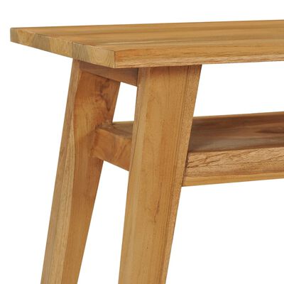 vidaXL Mueble para TV madera maciza de teca 120x35x45 cm