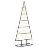 vidaXL &Aacute;rbol de Navidad de metal KUOPIO 90 cm Blanco C&aacute;lido