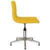vidaXL Sillas de comedor giratorias 2 uds terciopelo amarillo mostaza