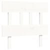 vidaXL Estructura cama sin colch&oacute;n madera maciza pino blanca 100x200cm