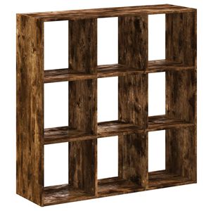 vidaXL Estanter&iacute;a madera de ingenier&iacute;a roble ahumado 102x32x102 cm
