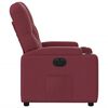 vidaXL Sill&oacute;n reclinable el&eacute;ctrico tela rojo tinto