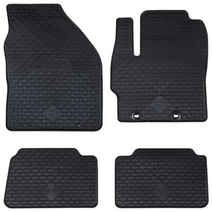 vidaXL Alfombrilla de Coche 4 pcs Negro Ajuste para Toyota YARIS 2020-