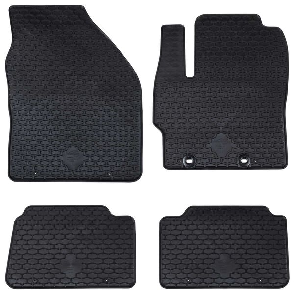 vidaXL Alfombrilla de Coche 4 pcs Negro Ajuste para Toyota YARIS 2020-