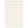 vidaXL Estor cebra beige m&aacute;rmol tejido ancho 95,9 cm poli&eacute;ster