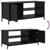 vidaXL Gabinete de TV Roble Negro 100 x 40 x 45 cm