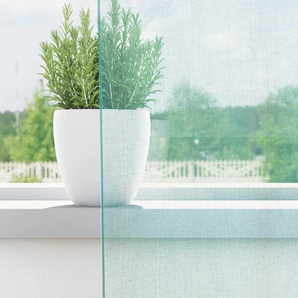 vidaXL Cortinas de gasa con ojales 2 uds turquesa