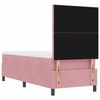 vidaXL Cama tipo Box Spring con colch&oacute;n Rosa 80 x 200 cm tela