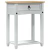vidaXL Mesa consola 55 x 35 x 73 cm Madera de pino macizo