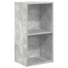 vidaXL Estanter&iacute;a 2 niveles contrachapada gris hormig&oacute;n 40x30x76,5cm