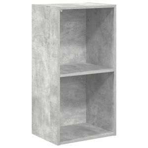 vidaXL Estanter&iacute;a 2 niveles contrachapada gris hormig&oacute;n 40x30x76,5cm
