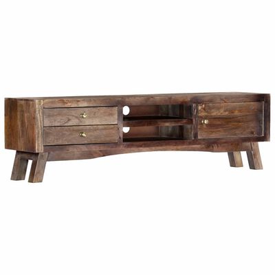 vidaXL Mueble para TV madera maciza de mango 140x30x40 cm