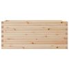 vidaXL Jardinera de madera maciza de pino 110x40x46 cm