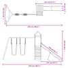 vidaXL Parque infantil de exterior madera de pino impregnada