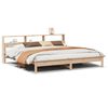 vidaXL Estructura de cama sin colch&oacute;n madera maciza de pino 200x200 cm
