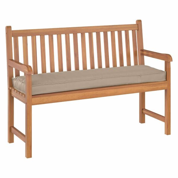 vidaXL Coj&iacute;n Taup&eacute; 140 x 40 x 8 cm Tela Oxford