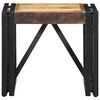 vidaXL Mesa de centro 40x40x35 cm madera maciza de mango rugoso