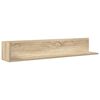 vidaXL Estantes pared 2 uds madera roble Sonoma 100x16,5x16,5 cm