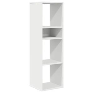 vidaXL Estanter&iacute;a de madera contrachapada blanco 34x31x112 cm