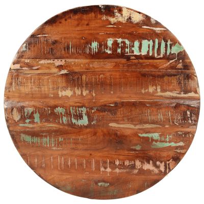 vidaXL Tablero de mesa redondo madera maciza reciclada Ø 70x1,5 cm