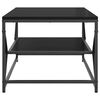 vidaXL Mesa de Caf&eacute; Roble Negro 90 x 50 x 40 cm