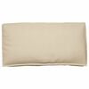 vidaXL Juego de cojines de paleta 3 pcs Beige 120 x 60 x 12 cm
