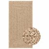 vidaXL Alfombra ZIZUR apariencia de yute interior exterior 100x200 cm