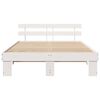 vidaXL Estructura de cama 150 x 200 cm Madera de pino macizo