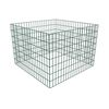 vidaXL Compostador de malla cuadrado 100x100x70 cm