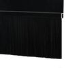 vidaXL Sellos de cepillo para puertas autoadhesivos 12 pcs Negro