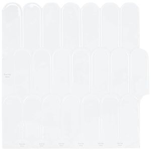 vidaXL Loseta de pluma 20 uds. Blanco 30 x 30 cm Poliuretano y PET
