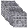 vidaXL Baldosas de Mosaico Gris 30 x 30 cm M&aacute;rmol