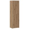 vidaXL Aparador alto 2 pcs Roble artesanal 50 x 42,5 x 185 cm