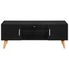 vidaXL Mueble para TV MDF negro 120x40x46 cm