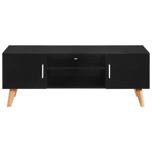 vidaXL Mueble para TV MDF negro 120x40x46 cm