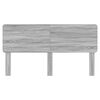 vidaXL Cabecero Gris Sonoma 200 cm Madera contrachapada