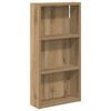 vidaXL Armario de pared para ba&ntilde;o Roble artisan 30 x 10 x 60,5 cm