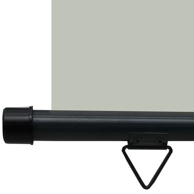 vidaXL Toldo lateral de balcón gris 105x250 cm
