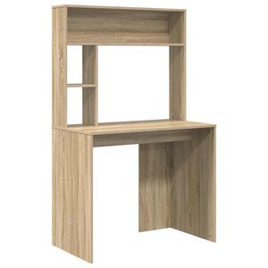 vidaXL Escritorio Roble Sonoma 91 x 50 x 149 cm Madera de ingenier&iacute;a