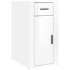 vidaXL Armario de escritorio contrachapada blanco brillo 40x49x75 cm