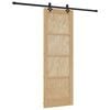 vidaXL Puerta Corredera ORKDAL 73,5 x 211 cm Madera de Pino Maciza